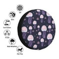 thumbnail image 5 of Rv Spare Tire Cover 16 inch - Pink Purple Jellyfish Tire Covers for Trailers, Adjustable Camper Spare Tire Cover, 5 of 7