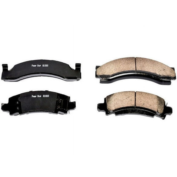 Front Brake Pad Set - Compatible with 1975 - 1999 Chevy P30 1976 1977 1978 1979 1980 1981 1982 1983 1984 1985 1986 1987 1988 1989 1990 1991 1992 1993 1994 1995 1996 1997 1998