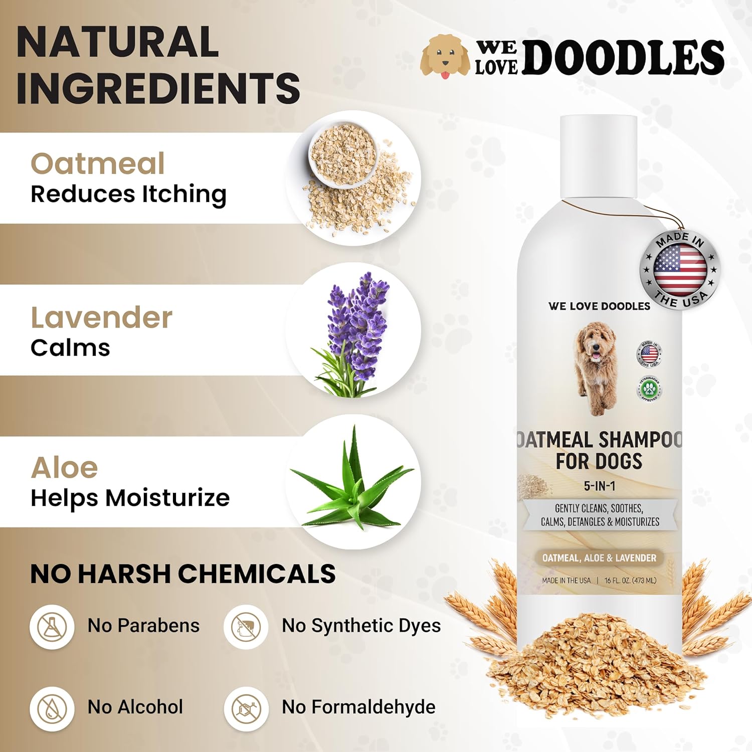 We Love Doodles 5-in-1 Oatmeal Dog Shampoo photo 5