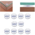 thumbnail image 1 of 10pcs Double Sided Suction Cups Slip-proof Double Sided Sucker Pads Transparent Table Spacers For Glass Table TopGift, 1 of 5