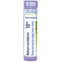 Boiron Natrum Muriaticum 10M, Homeopathic Medicine for Runny Nose Due To Allergies, Worse In Morning, 80 Pellets