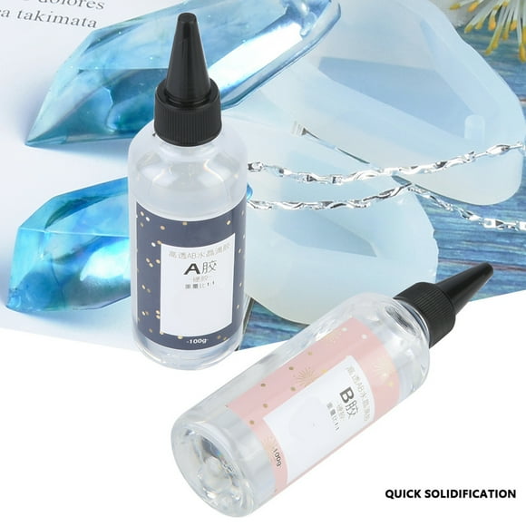 Epoxy Resin  Clear Art Resin Kit Epoxy Casting And Coating Quik-Cure Epoxy Adhesive Liquid For Art Craft Jewelry