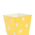 thumbnail image 4 of Vajilla Desechable Gloria Cajas de Palomitas de Maíz Puntos Amarillos 10x, 4 of 4