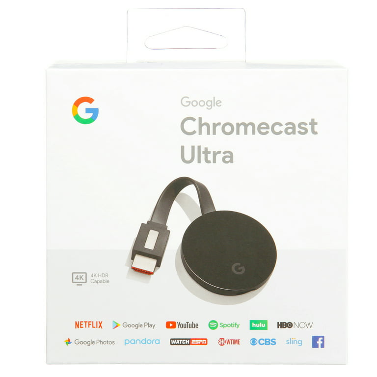 Google Chromecast Ultra - 4K Ultra HD Streaming