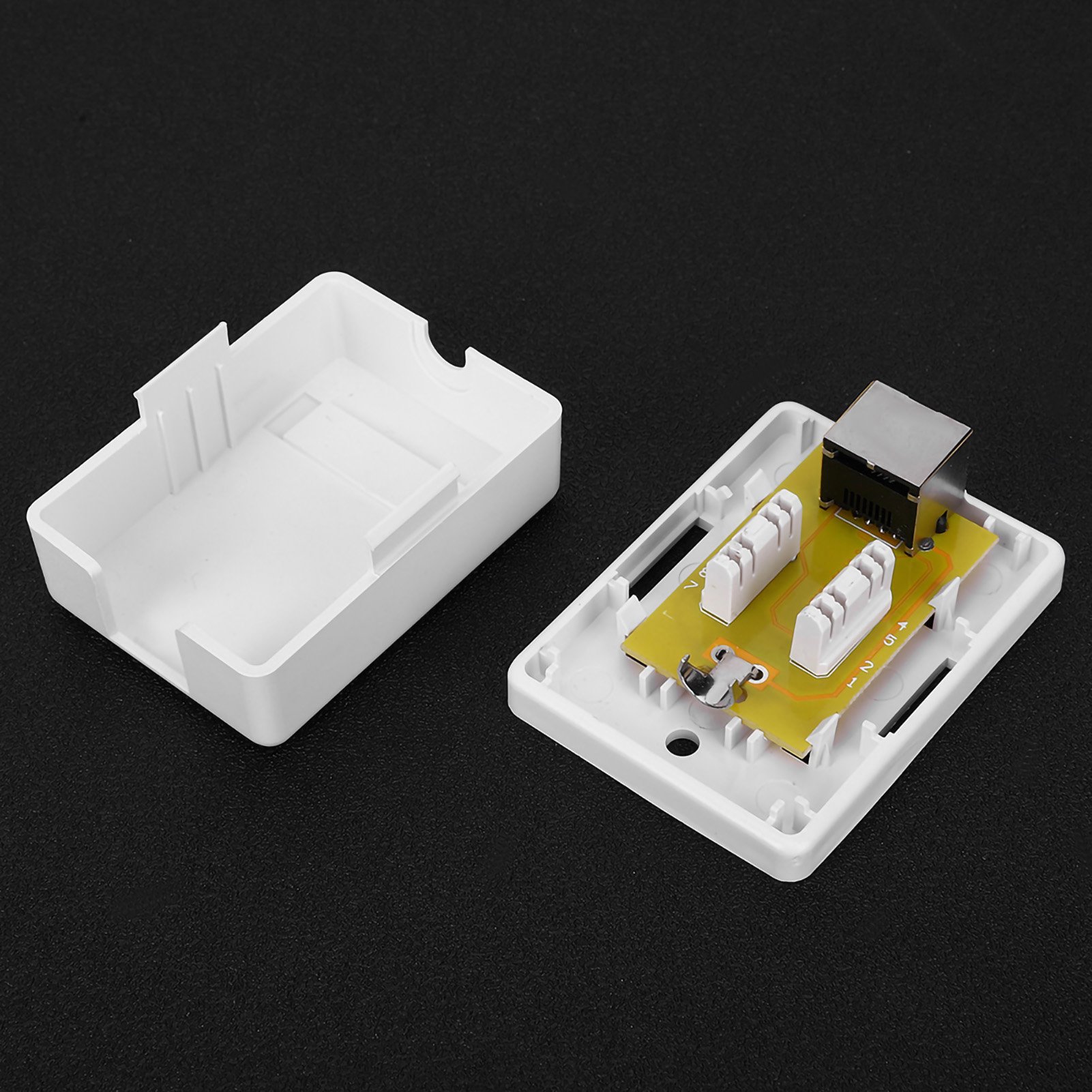 Ethernet Connection Mount 2-Pack RJ45 Surface Mount Boxes - Cat6 Single ...