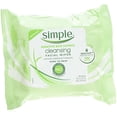 thumbnail image 1 of Simple Facial Wipes Twin Size 50ct Simple Facial Wipes Twin Pack 50ct, 1 of 5