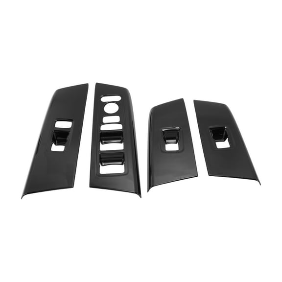 Unique Bargains Window Lift Switch Panel Trim Cover for Honda CRV 2023-2025 Front Rear Car Door Window Control Button Interior Accessories Black
