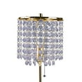 thumbnail image 2 of Benzara BM209042 Lampe de Table de Style Contemporain avec Support de Tige & Base Ronde&44; Or, 2 of 4