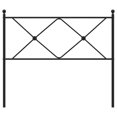 thumbnail image 2 of vidaXL Metal Headboard Black 100cm, 2 of 4