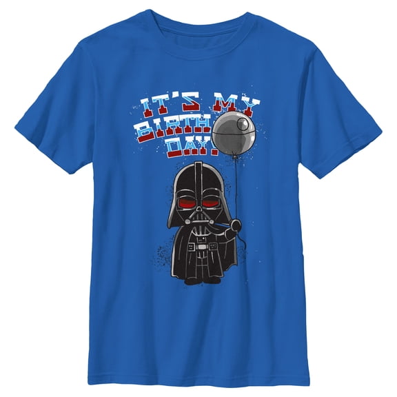Boy's Star Wars Darth Vader It's My Birthday Graphic T-Shirt