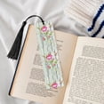 thumbnail image 4 of Kdxio Vintage Wood Background with Floral Print Metal Tassel Bookmarks,Perfect Gift for Art Lovers and Bookworms Metal Bookmarks for Women, 4 of 8