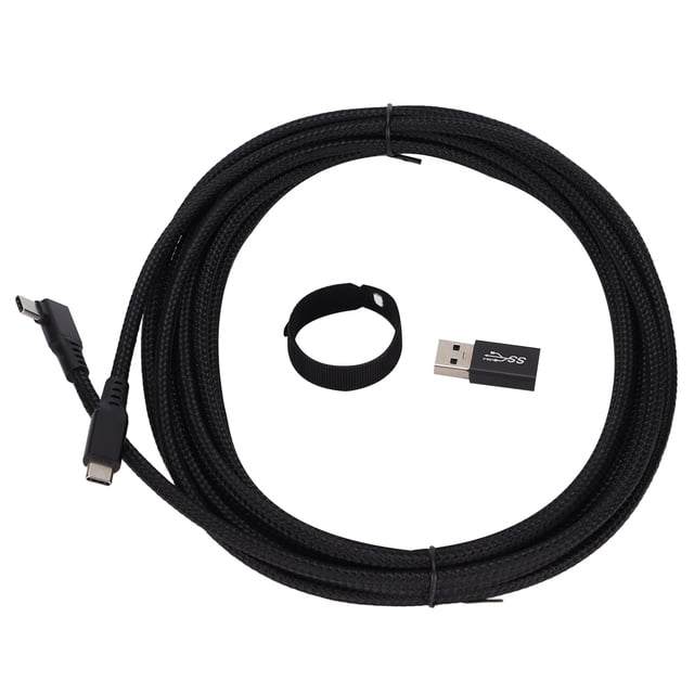 Cable USB C a USB C/A Transferencia de datos de alta velocidad Cable de auriculares VR de carga rápida para Oculus Quest 2/1 PC