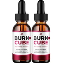 Burn Cube Liquid Drops – BurnCube Natural Blend Healthy Organic Support, 2 Pack, 2 Month Supply