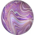 thumbnail image 5 of 16" Colorful Marble Orbz Round Foil Balloon - Pastel, 5 of 6