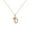 U, variant on Riforla Copper Gold Plated 26 Letter Pendant Necklace Personalized Letter Heart Choker Necklace Gift for Women Necklace Jewelry Womens Jewelry O
