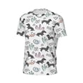 thumbnail image 6 of Wukai Dachshund Dog Puppy Print Men's Short-Sleeved Mesh T-Shirt,Quick-Dry Short Sleeve Workout T-Shirt-, 6 of 8