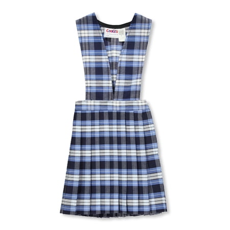 Cookie s Girls' Jumper (Sizes 2 - 6X) Color: blue/white *plaid #76* Size: 2