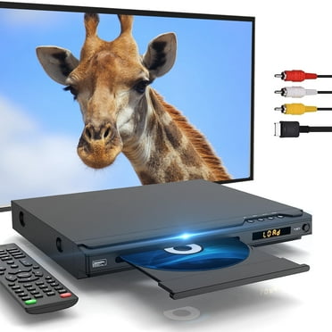 DVD Player, HDMI & RCA Connection, DVD Players for TV, with Microphone/USB Input, NTSC/PAL System, Comes with Remote Control