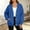 Navy, variant on Tdoqot Womens Button Down Sweatshirt- Fashion Loose Fit V-Neck Long Sleeve Casual Fall Jacket Brown Size XL