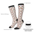 thumbnail image 4 of Yiaed Christmas Santa Claus Print Great elasticity Adult Stockings Sports socks for Men and Women, 4 of 6