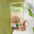 thumbnail image 5 of Reusable Overnight Oats Container with Lid and Spoon Leakproof Bpa-free Portable Breakfast Cup for Yogurt Cereal On-the-go Meals, Ukhbmc | Green, 5 of 9