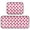 Heart-shaped Rose Pattern, variant on 2-Piece Kitchen Mat Set Non Slip Washable Floor Mats Decorative Rugs for Kitchen Sink Laundry Heart Shape Succulents Pattern