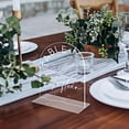 thumbnail image 3 of Bgsha Arch Wedding Table Number Acrylic Tabletop Signs with Stands Table Number for Wedding Parties Anniversaries Reception Cafe Hotel Party Bar Business Event, 3 of 9