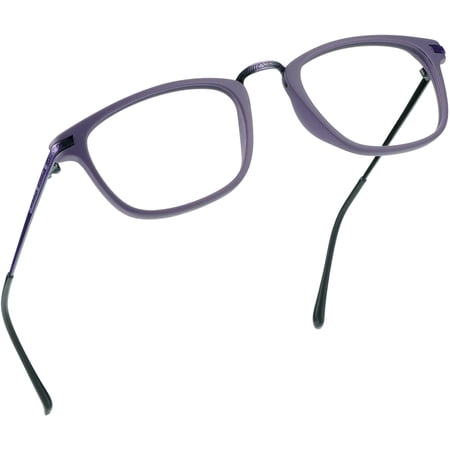 LifeArt Blue Light Blocking Glasses, Anti Eyestrain, Computer Reading Glasses, Gaming Glasses, TV Glasses for Women Men, Anti Glare (Purple, +3.50 Magnification)