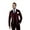 Burgundy, variant on 3pcs Linen Mens Suit Vintage Retro Wedding Prom Suits Slim Fit Jacket Blazer Groom Tuxedos Dinner Party