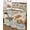 Beige, variant on Quilts Queen Size Bedding Set, Cat Reversible Summer Quilt 3 Pieces, Funny Cute Fish Leaves Bubble Lightweight Bedspreads Coverlets with 2 Pillow Shams for All Seasons