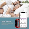 thumbnail image 5 of Chronus Fitness Watch, rastreadores de actividad con Rate Mnd Sleep Mon (rojo), 5 of 5