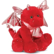 Bearington Lazarus Plush Dragon Stuffed Animal Holding Heart, 11 Inch