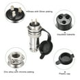 thumbnail image 4 of Uxcell 20mm 3 Terminals 7A 250V GX20 Aviation Connector with Plug Cover 2 Sets, 4 of 5