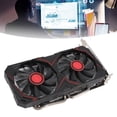 thumbnail image 4 of Tarjeta de Gráficos de PC de Juegos, Rendimiento ESTABLE EFICENTE RX580 8GB GDDR5 CARJETA DE 256 BIT DE GRÁFICOS Enchufar y Jugar Ventilador dual para Computadora, 4 of 7