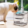 thumbnail image 4 of SPRING PARK Pet Dog Cat Water Fountain Electric Automatic Cycle Water Feeder Dispenser Silent Non-leakage Water Container, 4 of 7