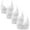 White Bras for Women, variant on ylioge 4 Pack Bras for Women XS-4X Plus Size Wireless Underwear Push Up Bra Casual Multipack Breathable Support Lifting Nylon Bralettes