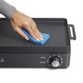 thumbnail image 3 of Hamilton Beach Professional Cast Iron Electric Grill, 10" x 16" Preseasoned Cooking Surface, 1800 watts, Adjustable Temp up to 450°F, 3 of 9