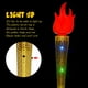 thumbnail image 2 of WORGEOUS 1pc Simulación antorchas antorchas plásticas jugando jugando juguete luminoso, 2 of 7