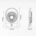 thumbnail image 4 of Colgante de doble propósito ventilador luz usb portátil pantalla digital pequeño ventilador de techo, 4 of 11