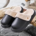 thumbnail image 2 of Pantufla Hombres Mujeres Parejas Zapatillas Impermeables Zapatos de Algodón para el Hogar Almohadilla Extraíble para el Invierno Wdftyju Tenis De Mujer Tenis De Hombre, 2 of 4