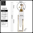 thumbnail image 1 of MD light luxury water ornament porch living room TV cabinet next to the floor modern interior new Chinese home decoration My Lux Decor Round, 1 of 13