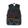 thumbnail image 2 of Goofa Cartoon Sharks Print Casual Backpack for Women Men,Waterproof High School Bookbag,Lightweight Travel Daypack,Classic College Backpack,Laptob Backpack, 2 of 6