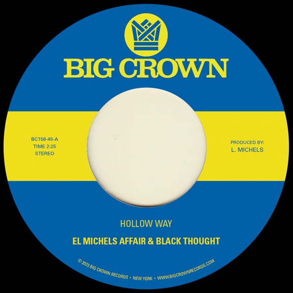 El Michels Affair & Black Thought - Hollow Way B/w I'm Still Somehow - Music & Performance - Vinyl [7-Inch]