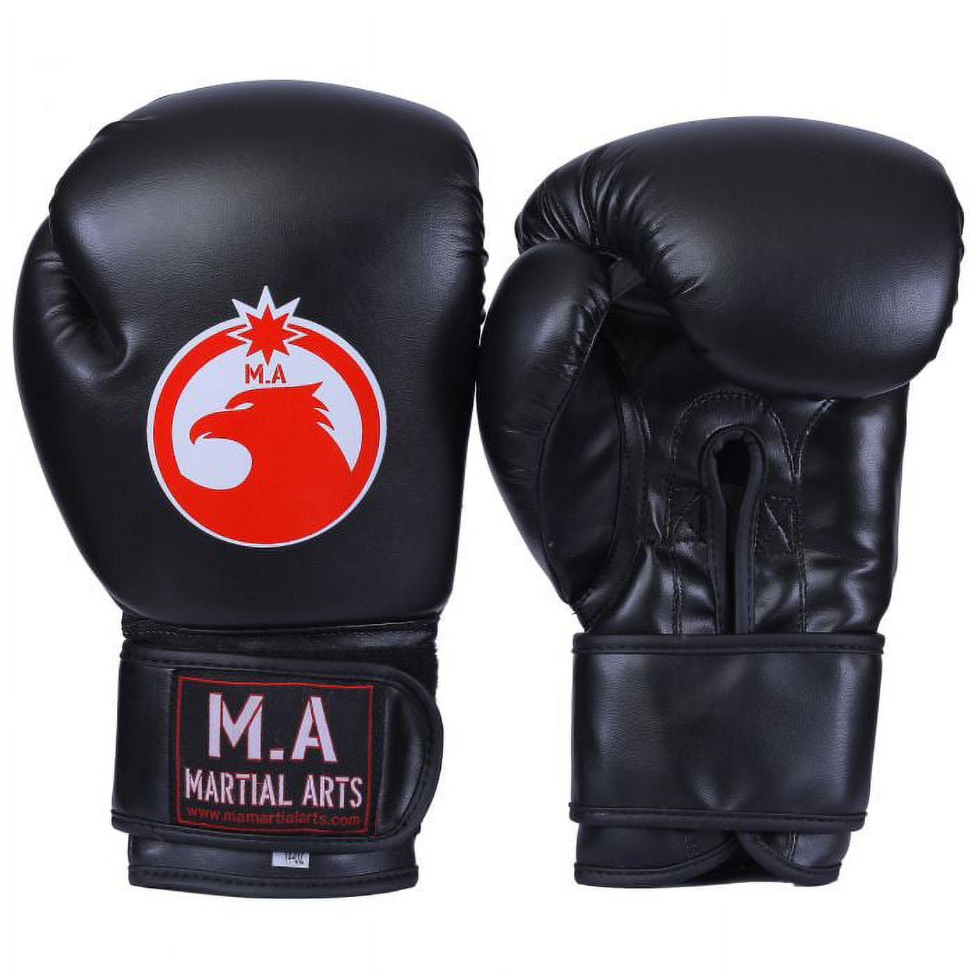 MA Boxing Gloves Black-16 oz