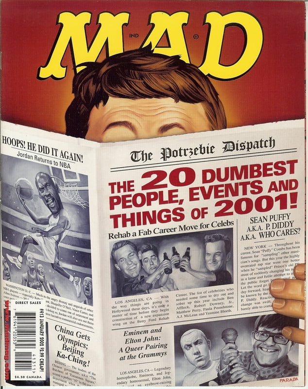 MAD Magazine #413 JAN 2002