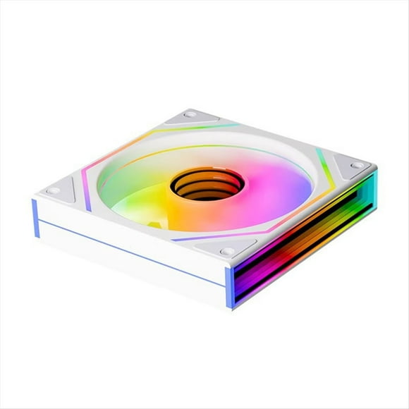 Ventilador ARGB para PC 120 mm,Ventilador para Caja PC,Ventiladores Refrigeración CPU PWM ,3 Pines,5 V,RGB,12 cm,Ventilador para Computadora Gaming,