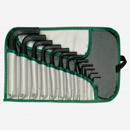 

Heyco Hex SAE L-key Set in Tool Roll 12 Pieces