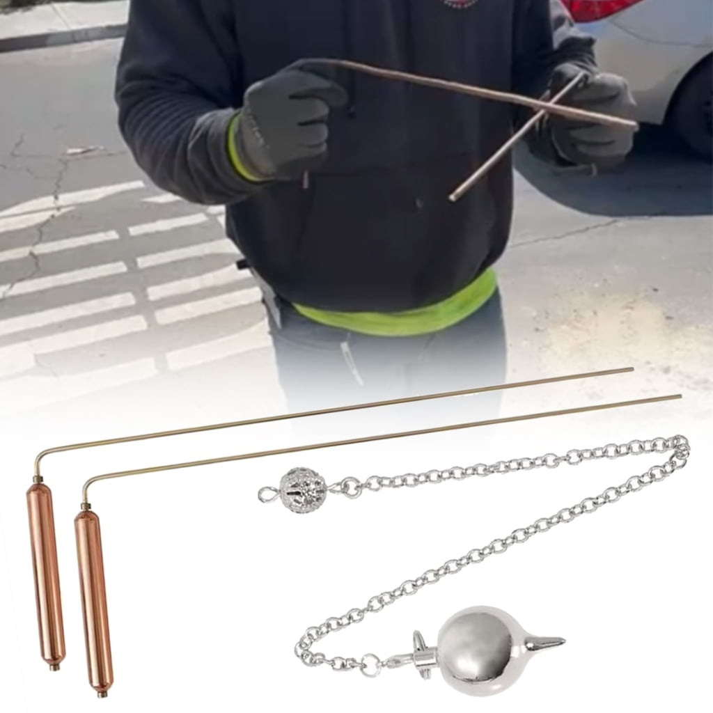 Copper Divining Dozing Rod Metal Detector Brass For Divination Treasure Hunting