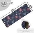thumbnail image 5 of Yayeee Runner Rug for Bedroom 2'x6' Machine Washable Hallway Non Slip Mat, Red and Blue Fireworks Pattern, 5 of 8