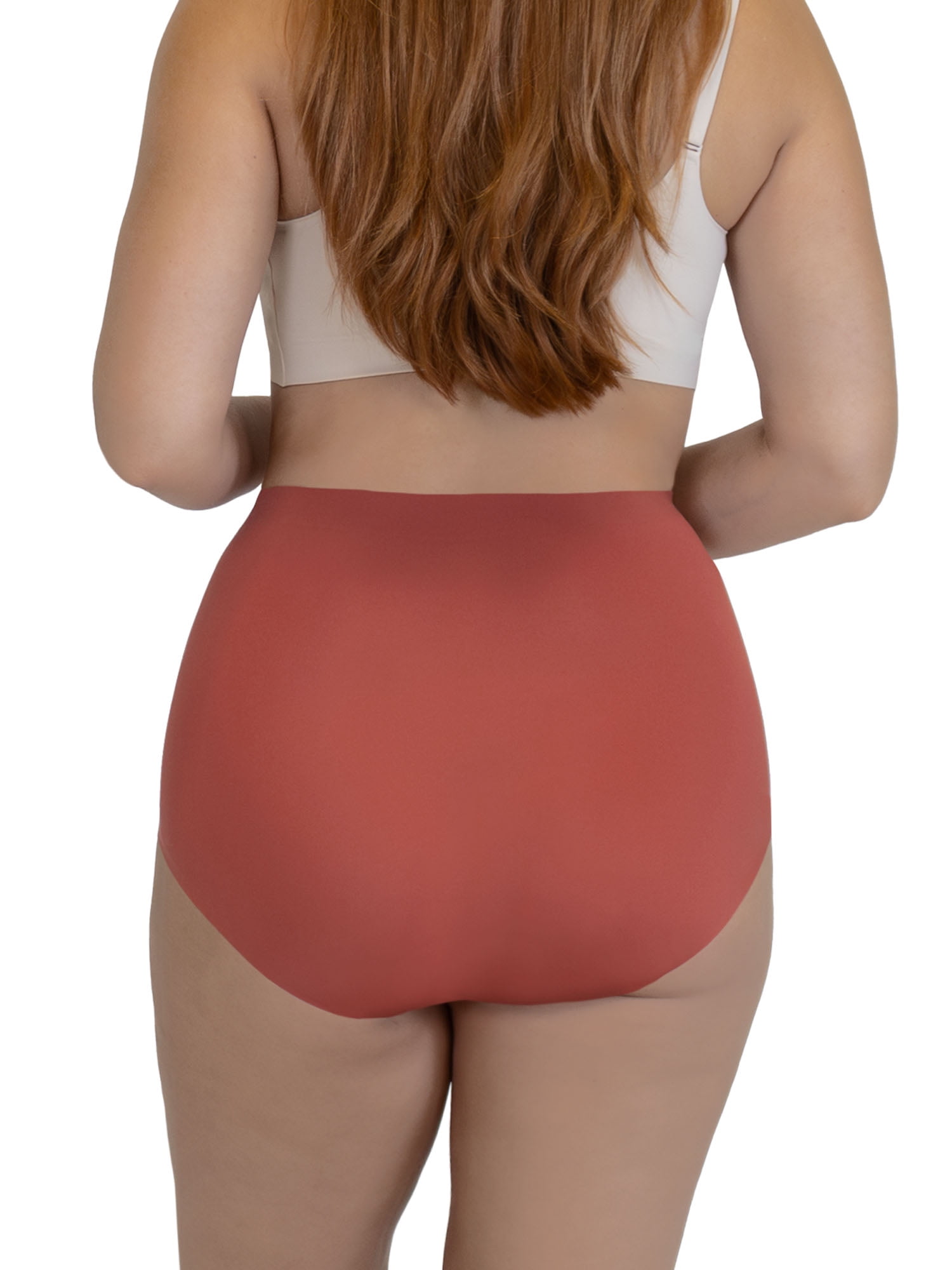 No Boundaries High-Rise Brief Moderate Absorbency Period Underwear, 2-Pack, Women’s XS-XXL
